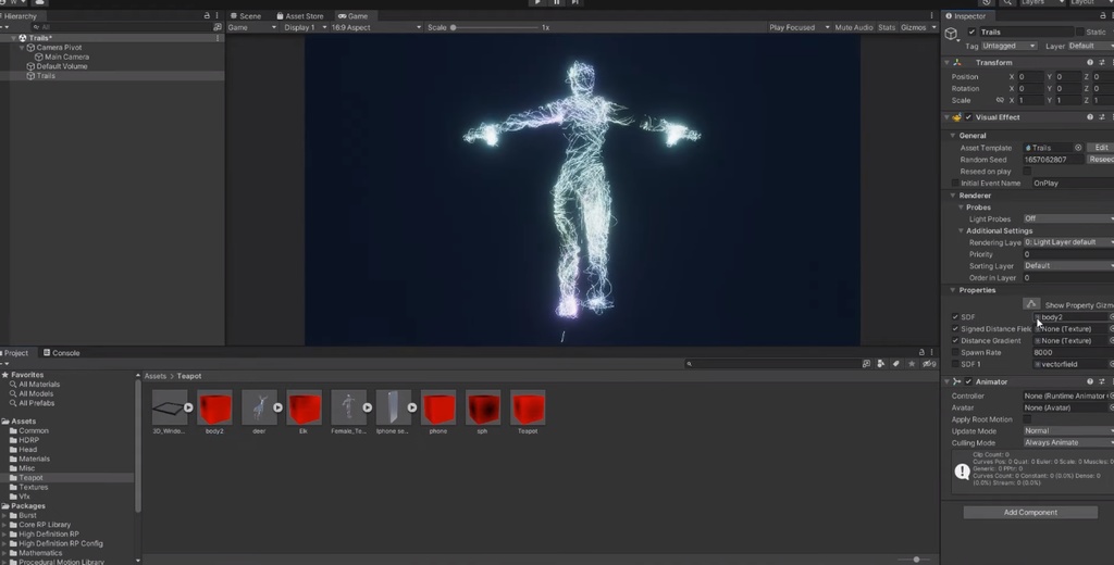 Unity Vfx Graphuse Sdf To Make Model Particle Effects Ericwang Unity