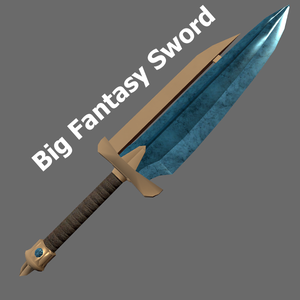 Big Fantasy Sword Vrc Prefab