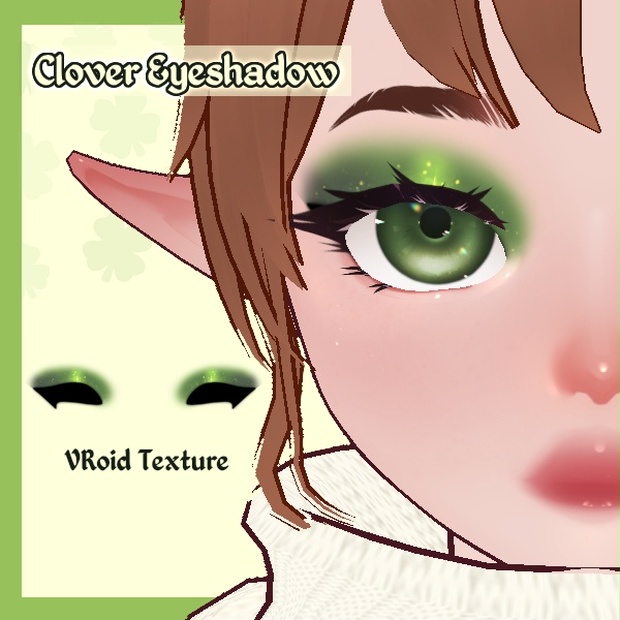 Clover Eyeshadow Vroid Texture Mooshibee Booth