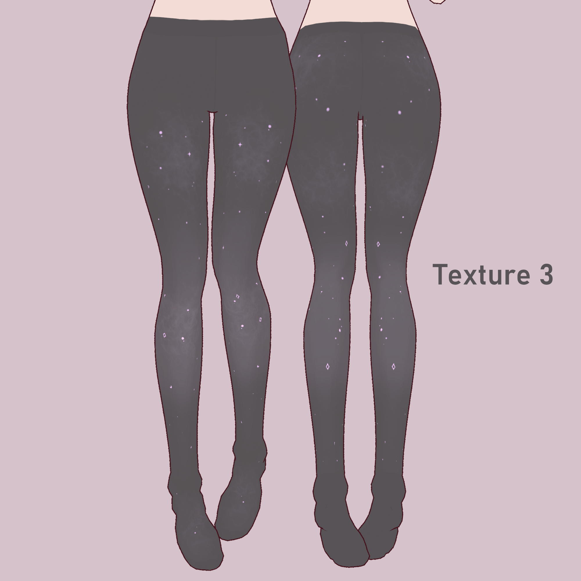 Star Tights VRoid Texture Pack Mooshibee BOOTH