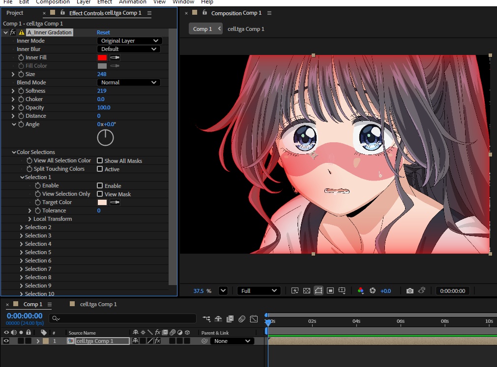 【After Effectsプラグイン】  A_InnerGradation