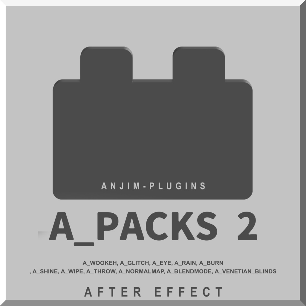 【After Effectsプラグイン】A_Packs (新エフェクト全11種)