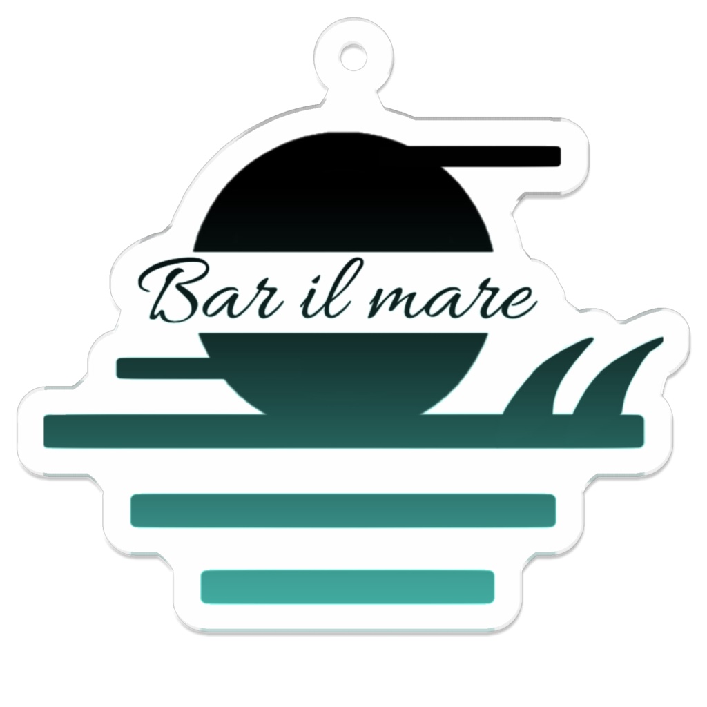BAR il mareロゴアクリルキーホルダー