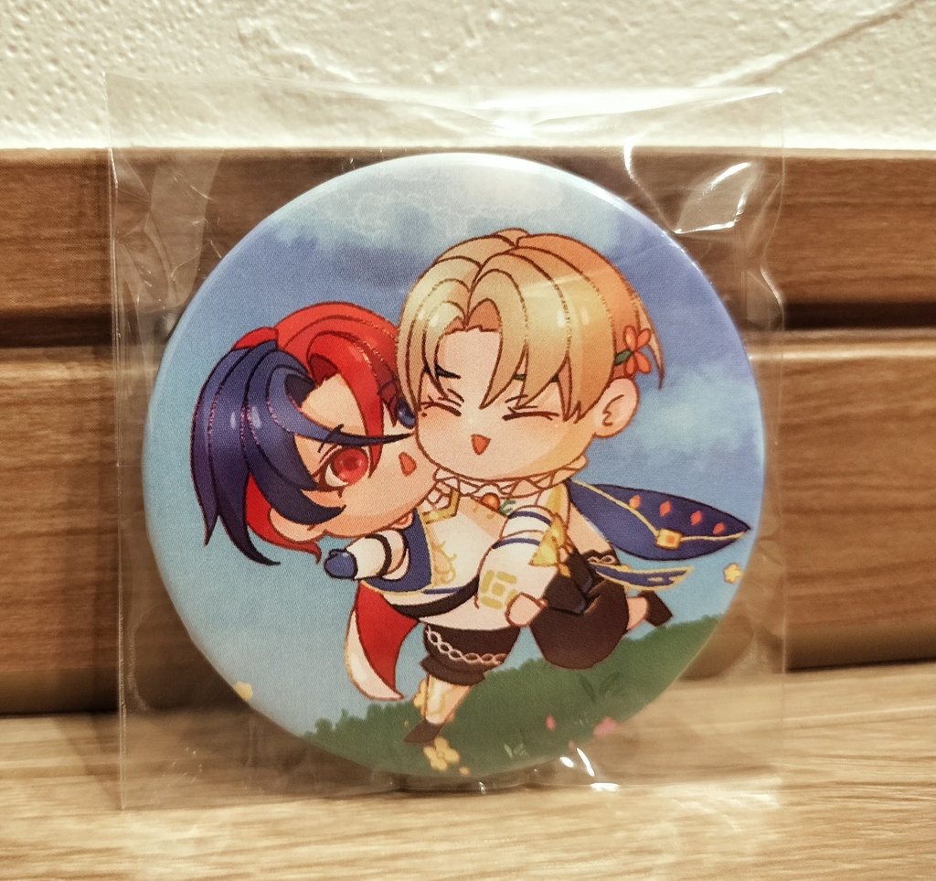 アルフレッド＆リュール♂　缶バッジ