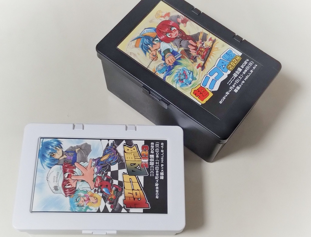 【4枚セット】超ニコ四駆ポスター絵柄 フタとまステッカー