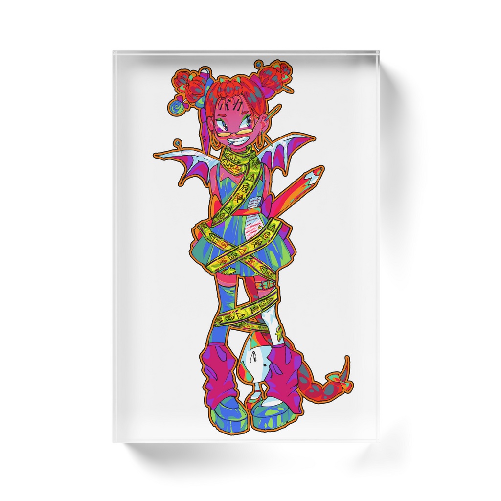 悪魔ちゃん アクリルブロック