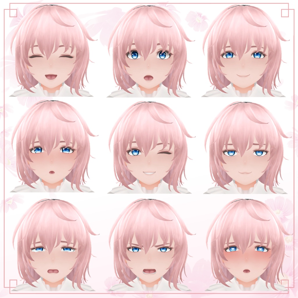 オリジナル3Dモデル「小春」