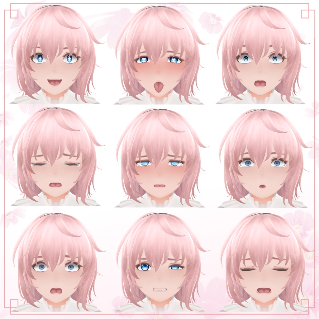 オリジナル3Dモデル「小春」