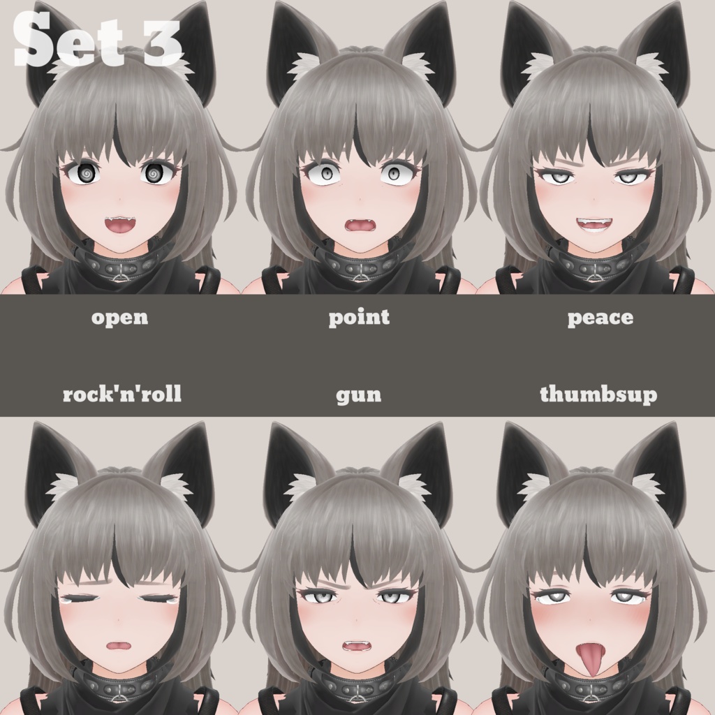 VRChat向け3Dモデル「シャルメ」