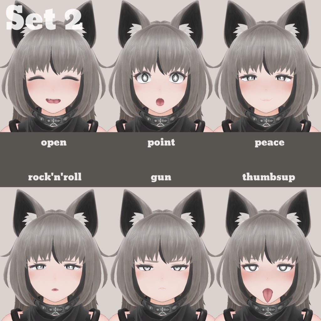 VRChat向け3Dモデル「シャルメ」