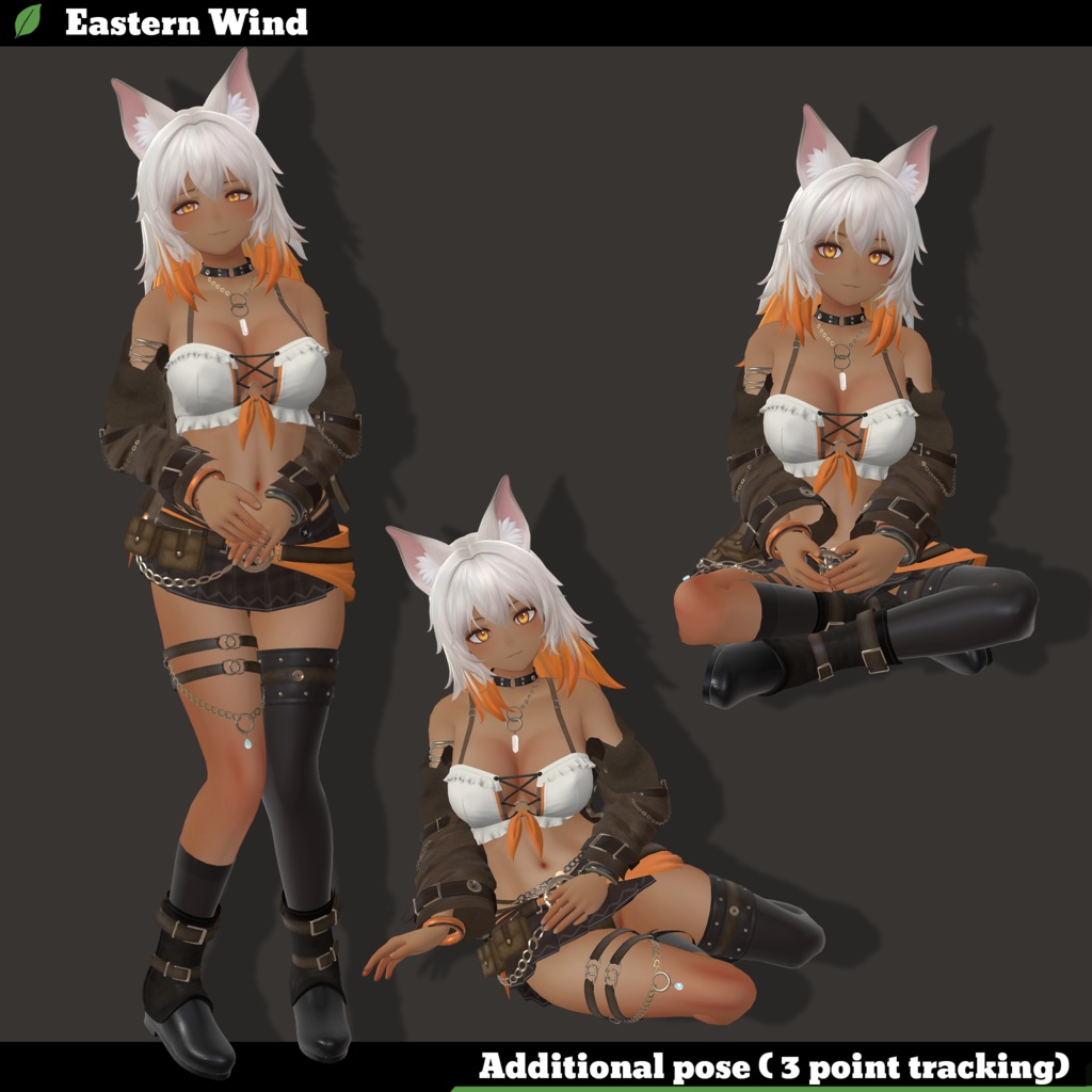 VRChat向け3Dモデル「シャーレン」