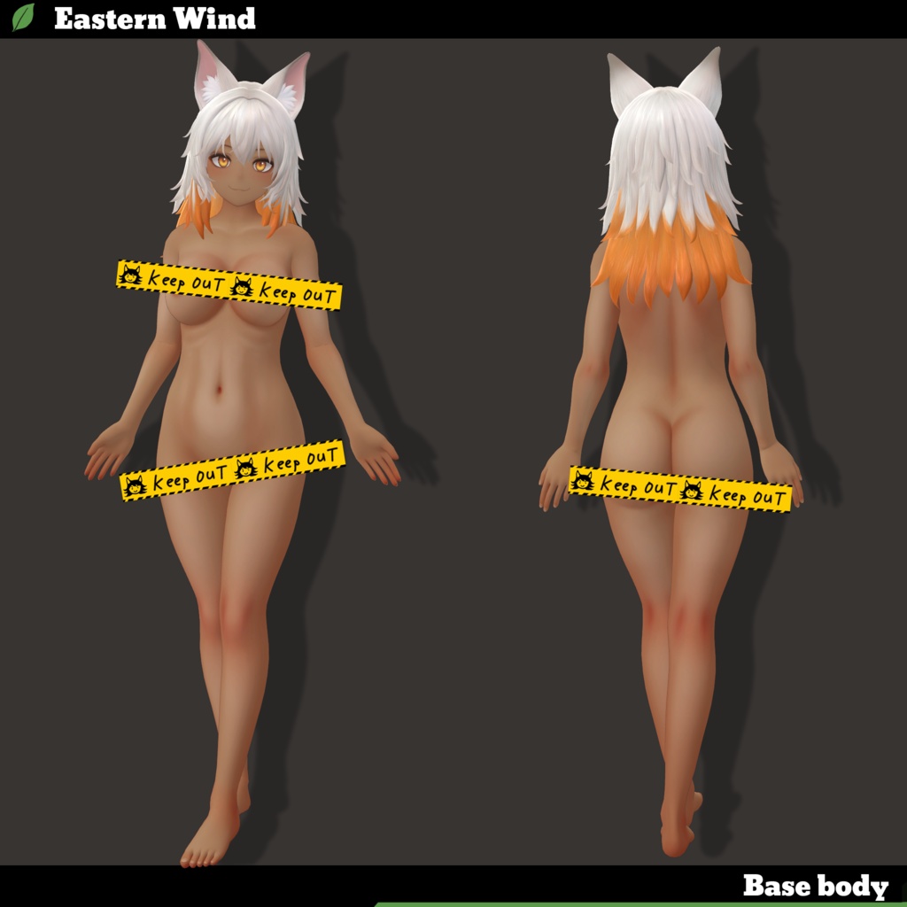 VRChat向け3Dモデル「シャーレン」