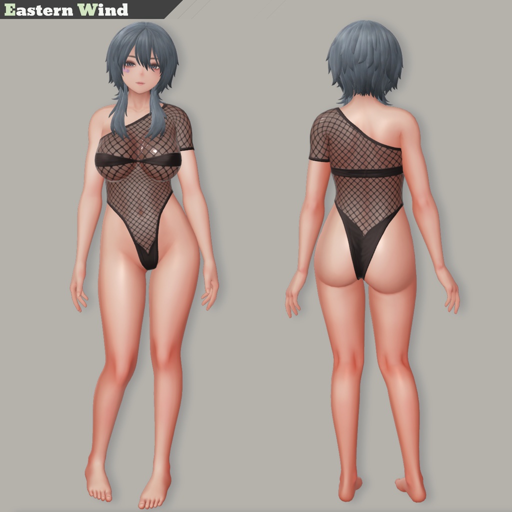 VRChat向け3Dモデル「紗月(さつき)」