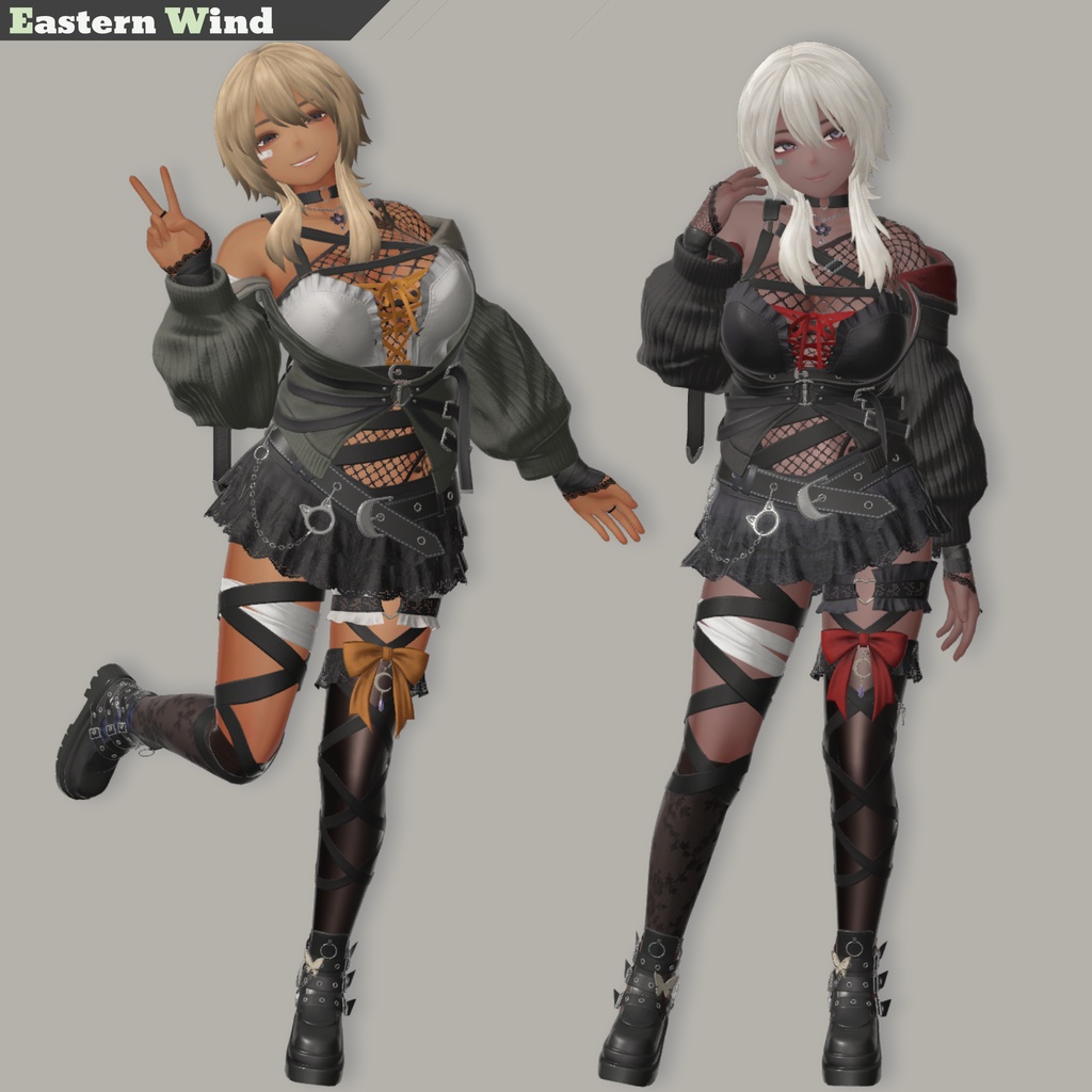 VRChat向け3Dモデル「紗月(さつき)」
