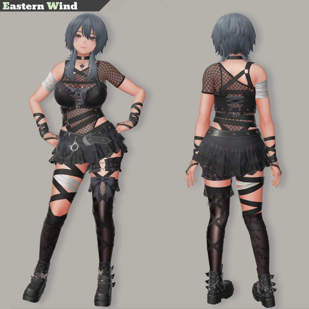 VRChat向け3Dモデル「紗月(さつき)」