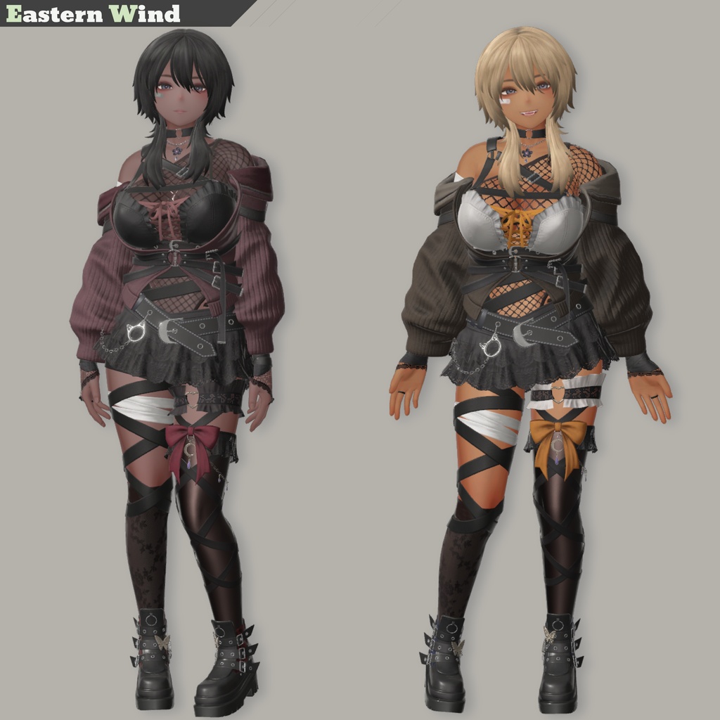 VRChat向け3Dモデル「紗月(さつき)」