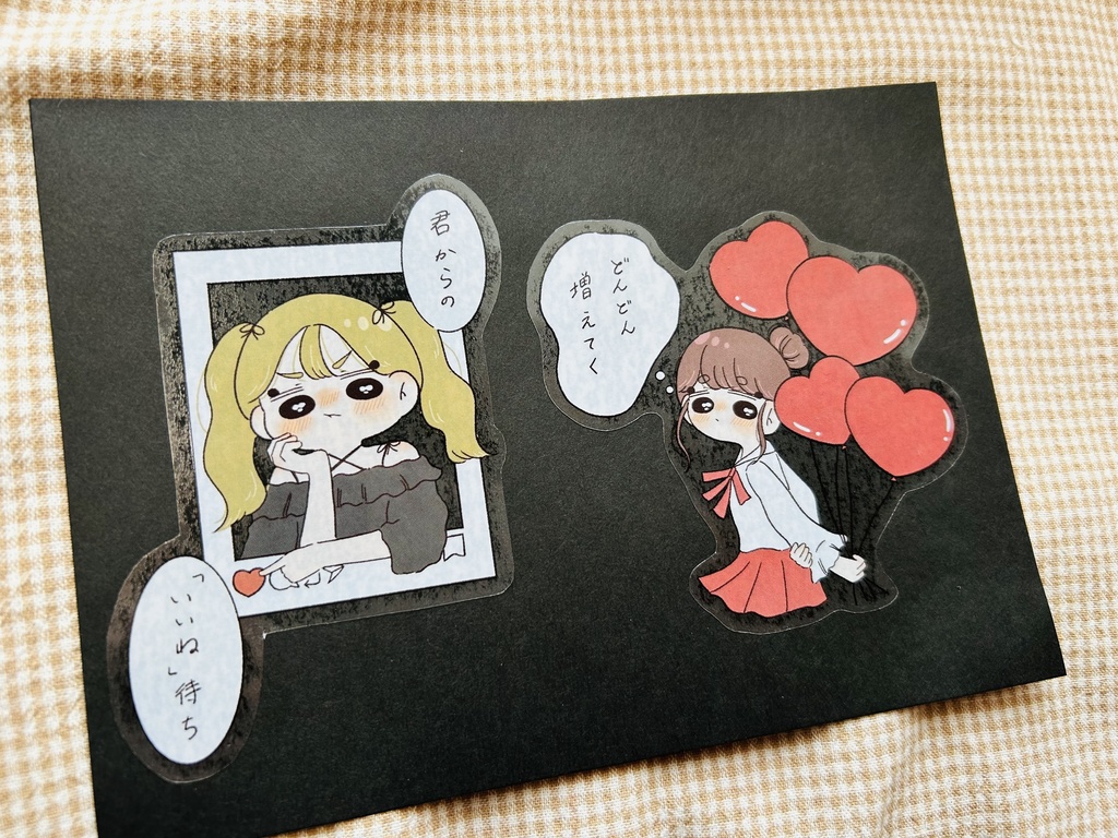 クリアステッカー