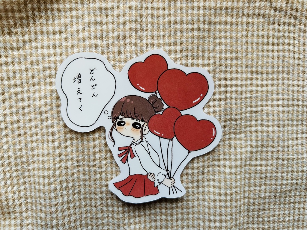 クリアステッカー