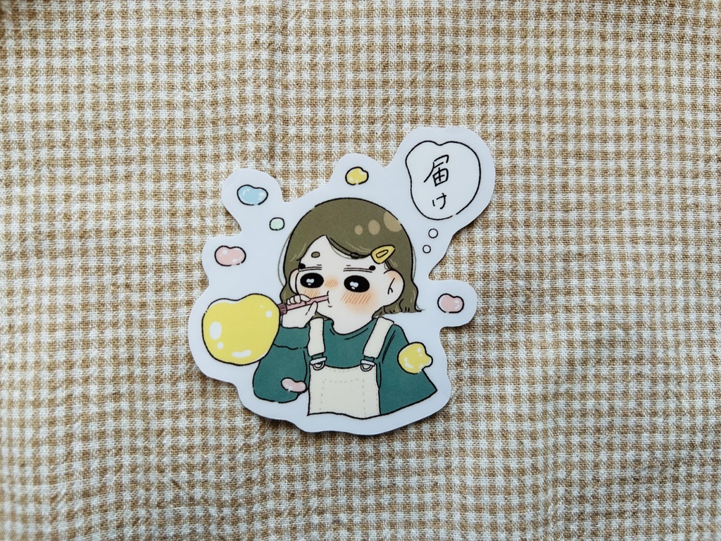 クリアステッカー