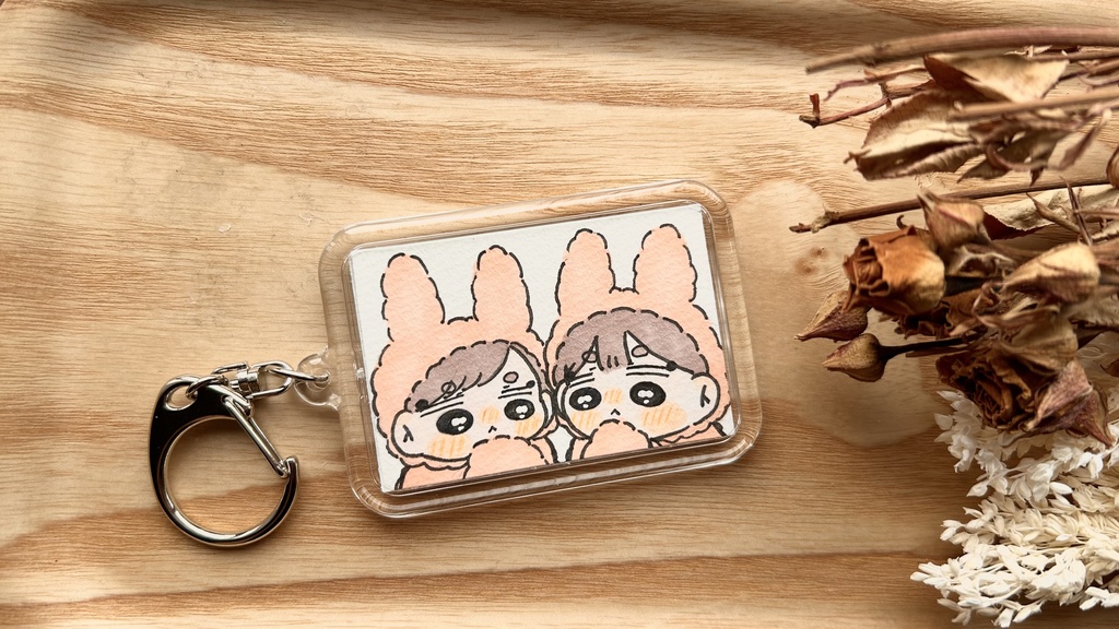 原画キーホルダー（大）