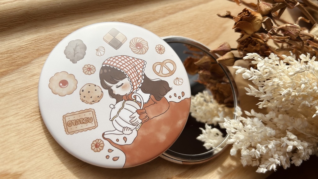 お菓子な缶ミラー