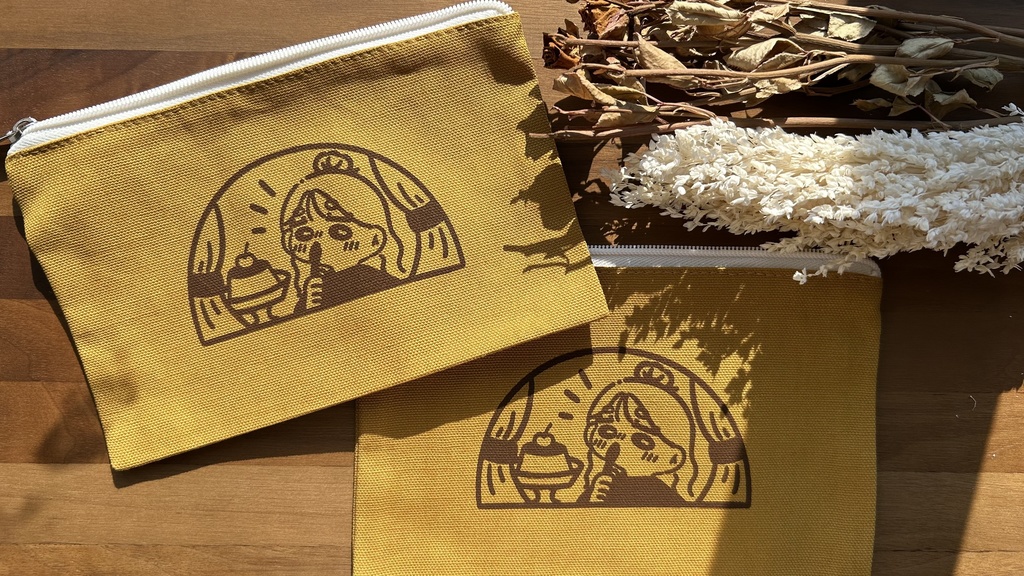 「喫茶店でひとやすみ」おでかけポーチ