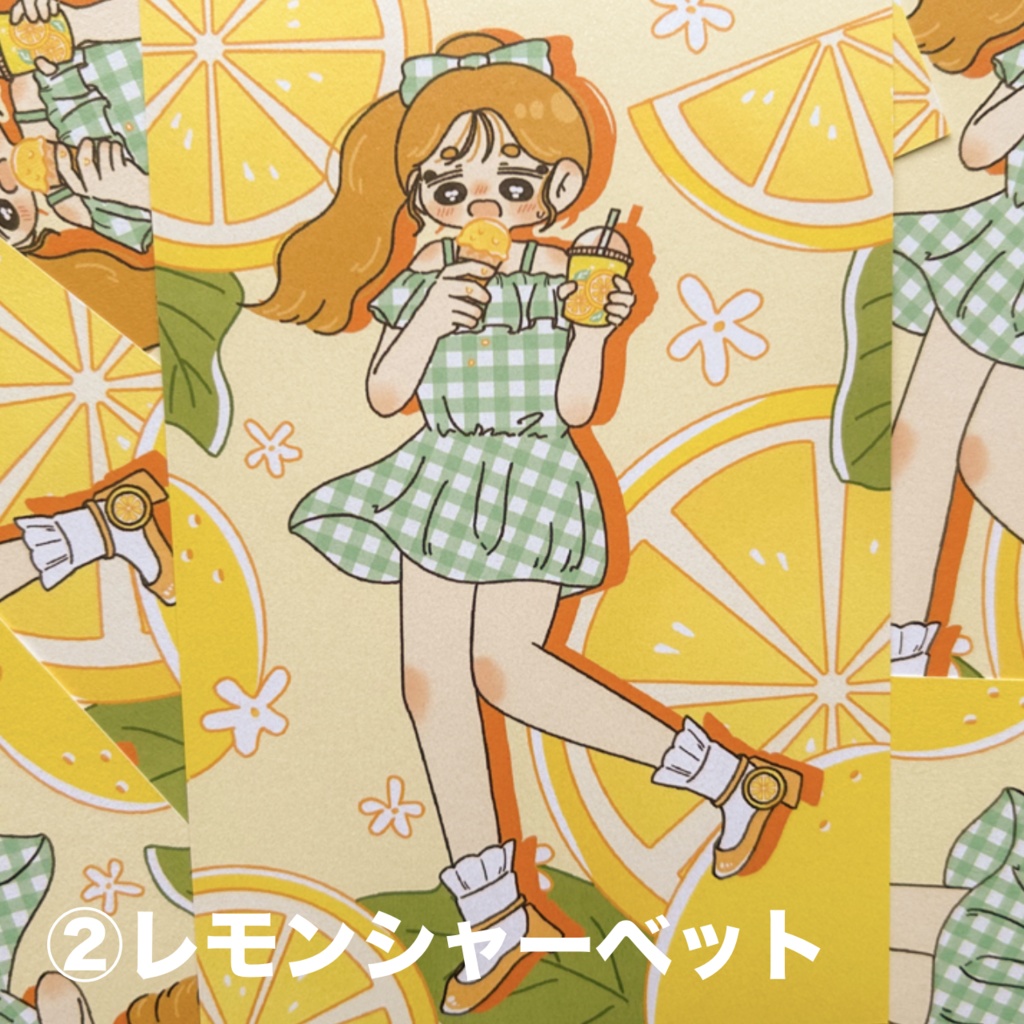アイスだらけのポストカード