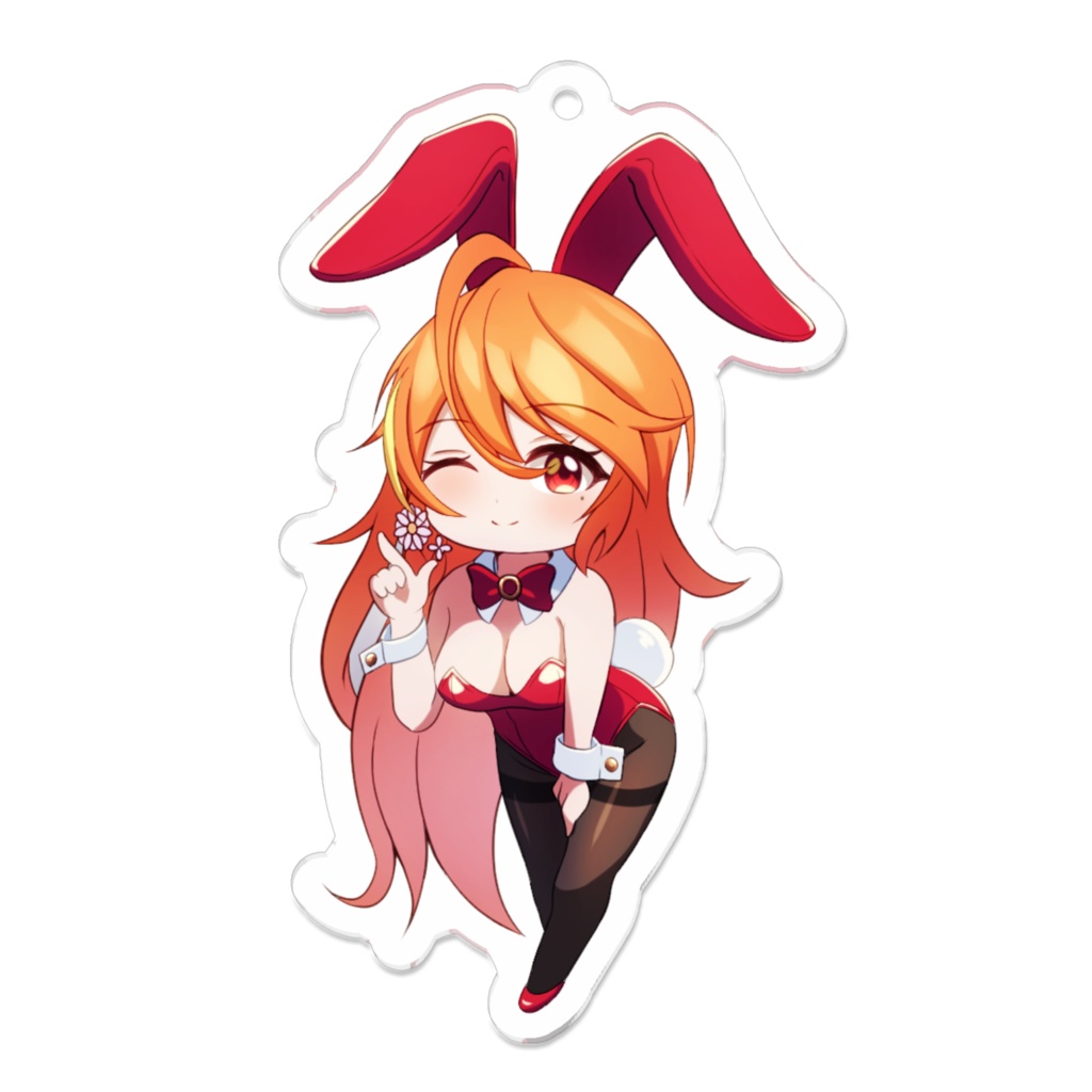 【極盛】らいむぎバニーガール アクリルキーホルダー