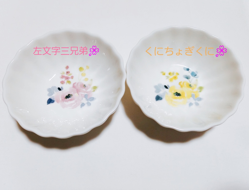 左文字、くにちょぎくに🌸菊鉢、マグカップ