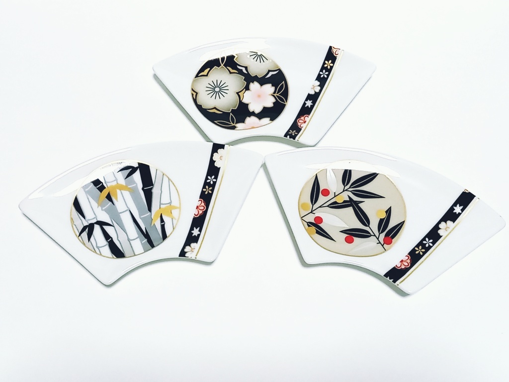 👹無、黒、童　扇プレート