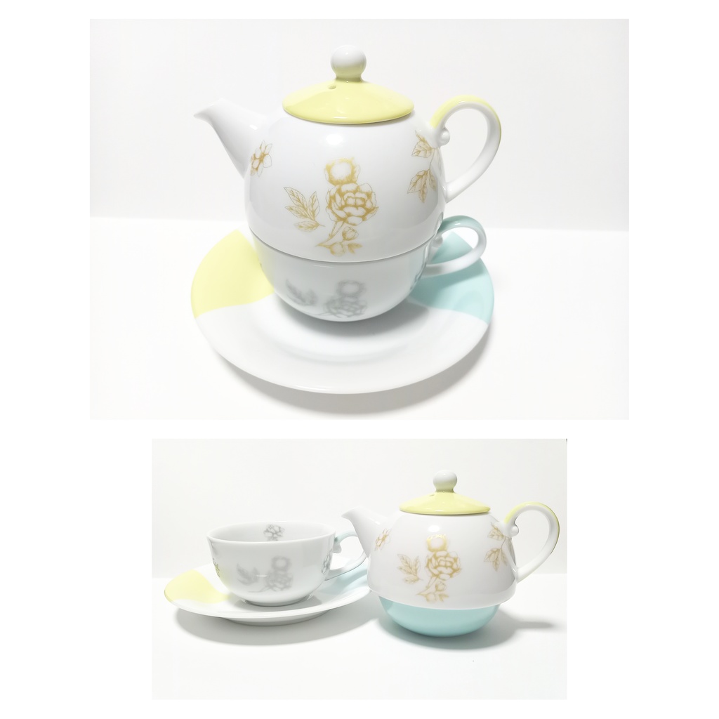 源氏 ポット&カップ&ソーサー