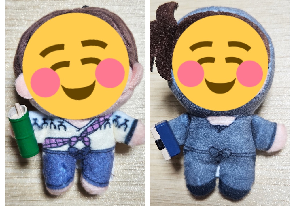 【ぬい用】竹水筒、黒板消し