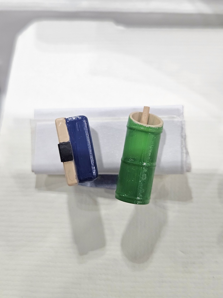 【ぬい用】竹水筒、黒板消し