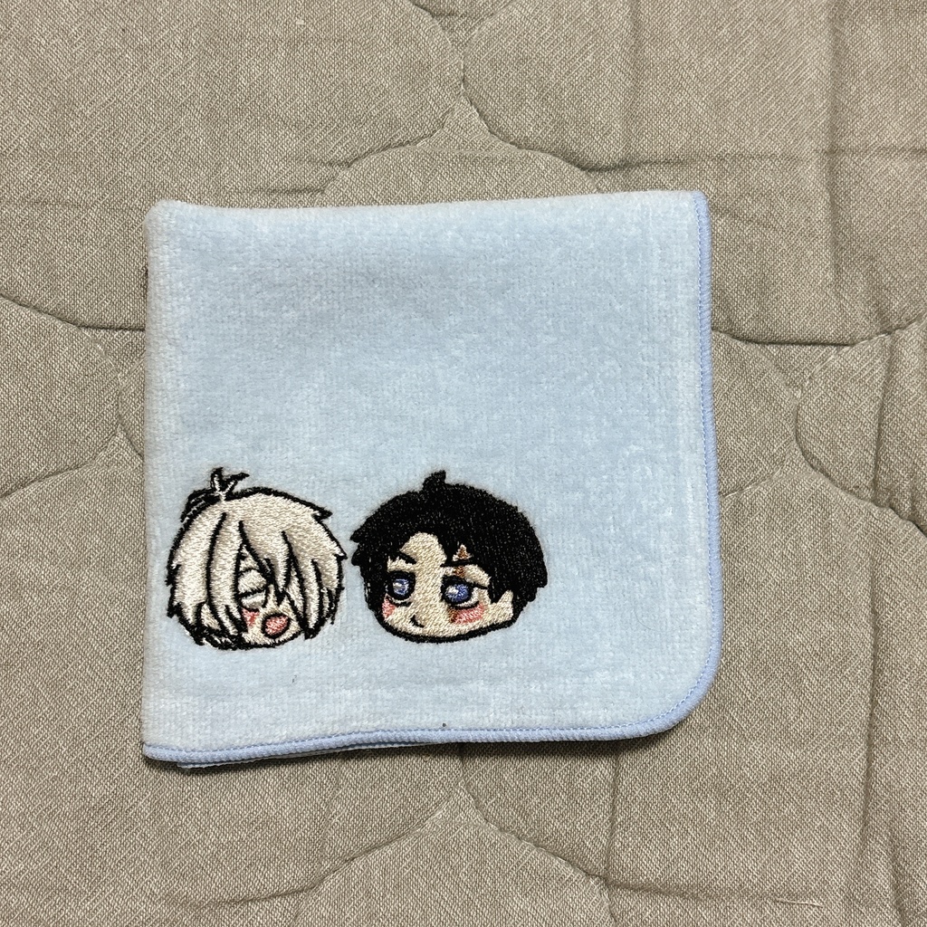 刺繍ハンカチ（父水）