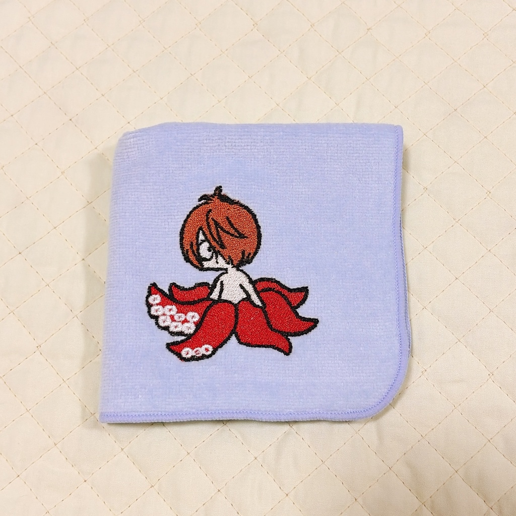 刺繍ハンカチ（タコ鬼太郎）