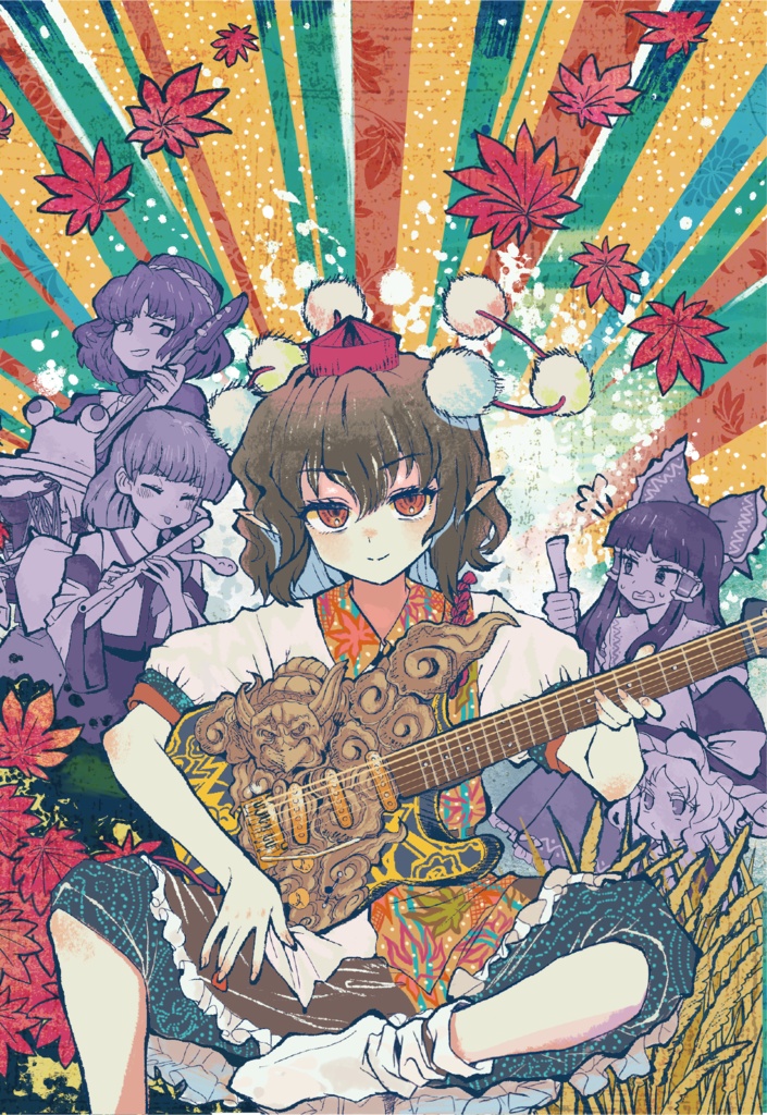 射命丸文タペストリー２
