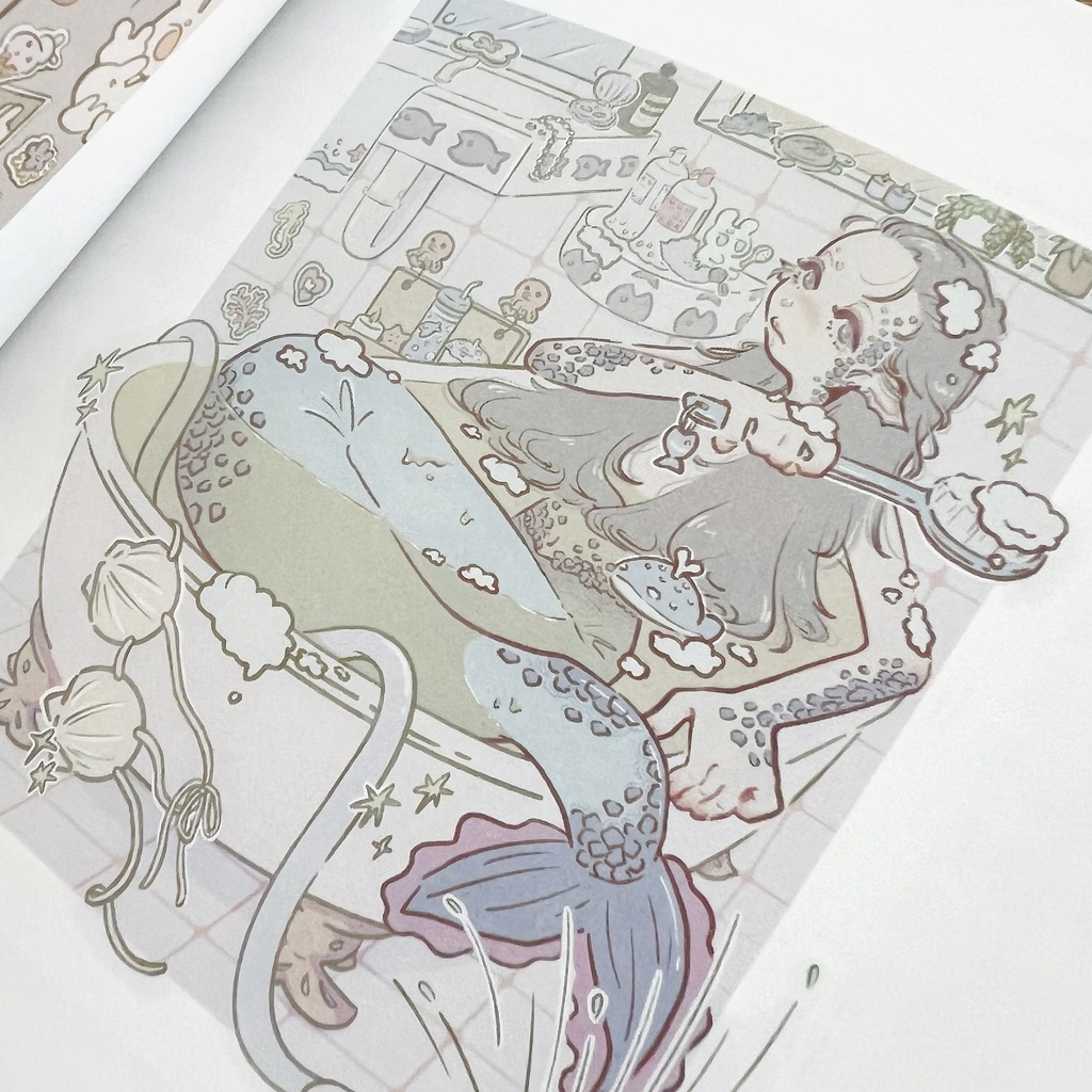 イラストzine 『Dream of scooping with a spoon.』