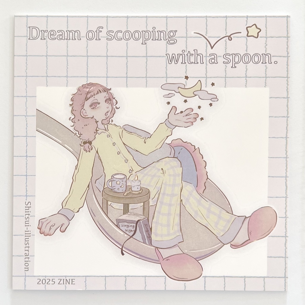 イラストzine 『Dream of scooping with a spoon.』
