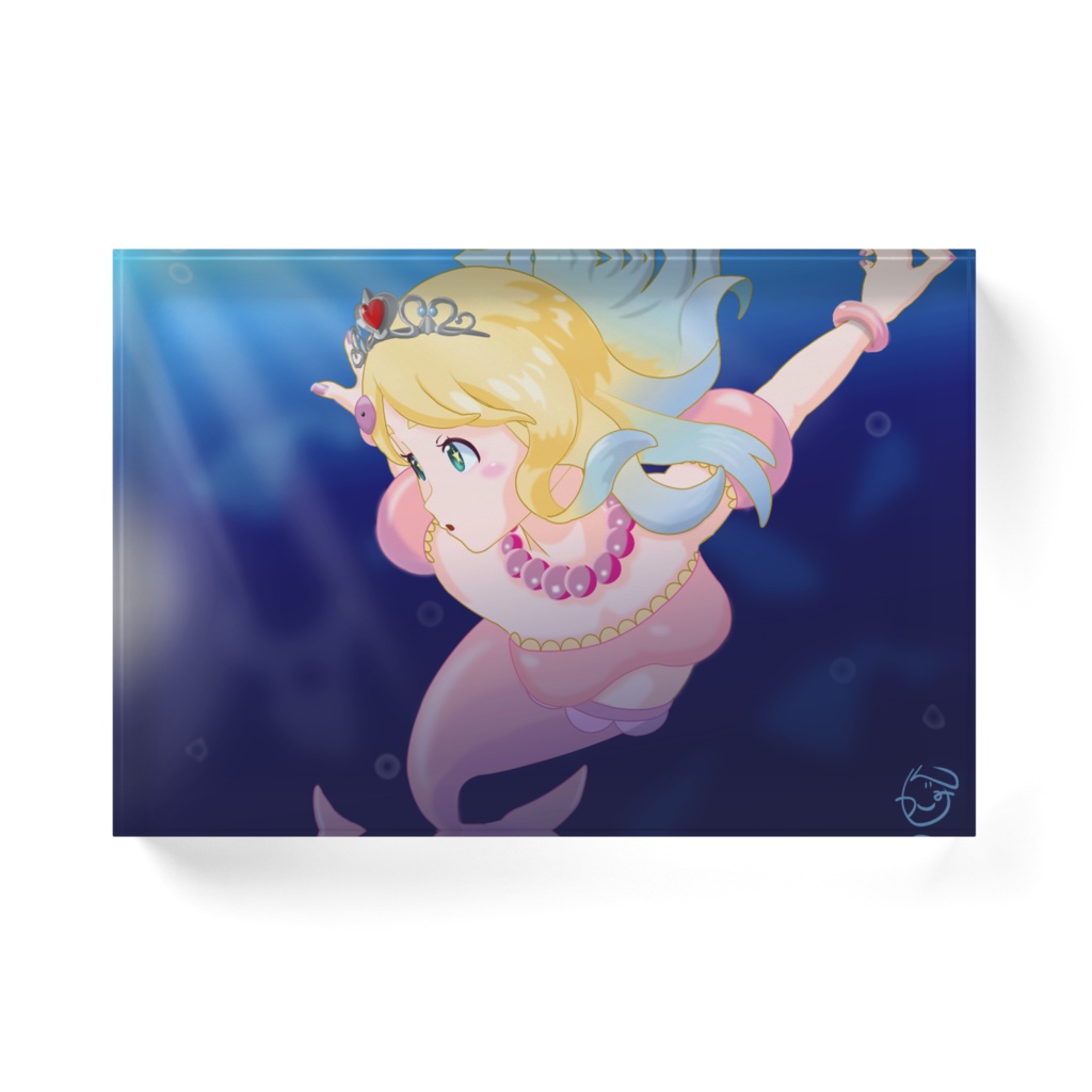 【東雲めぐ】マーメイドめぐアクリルブロック