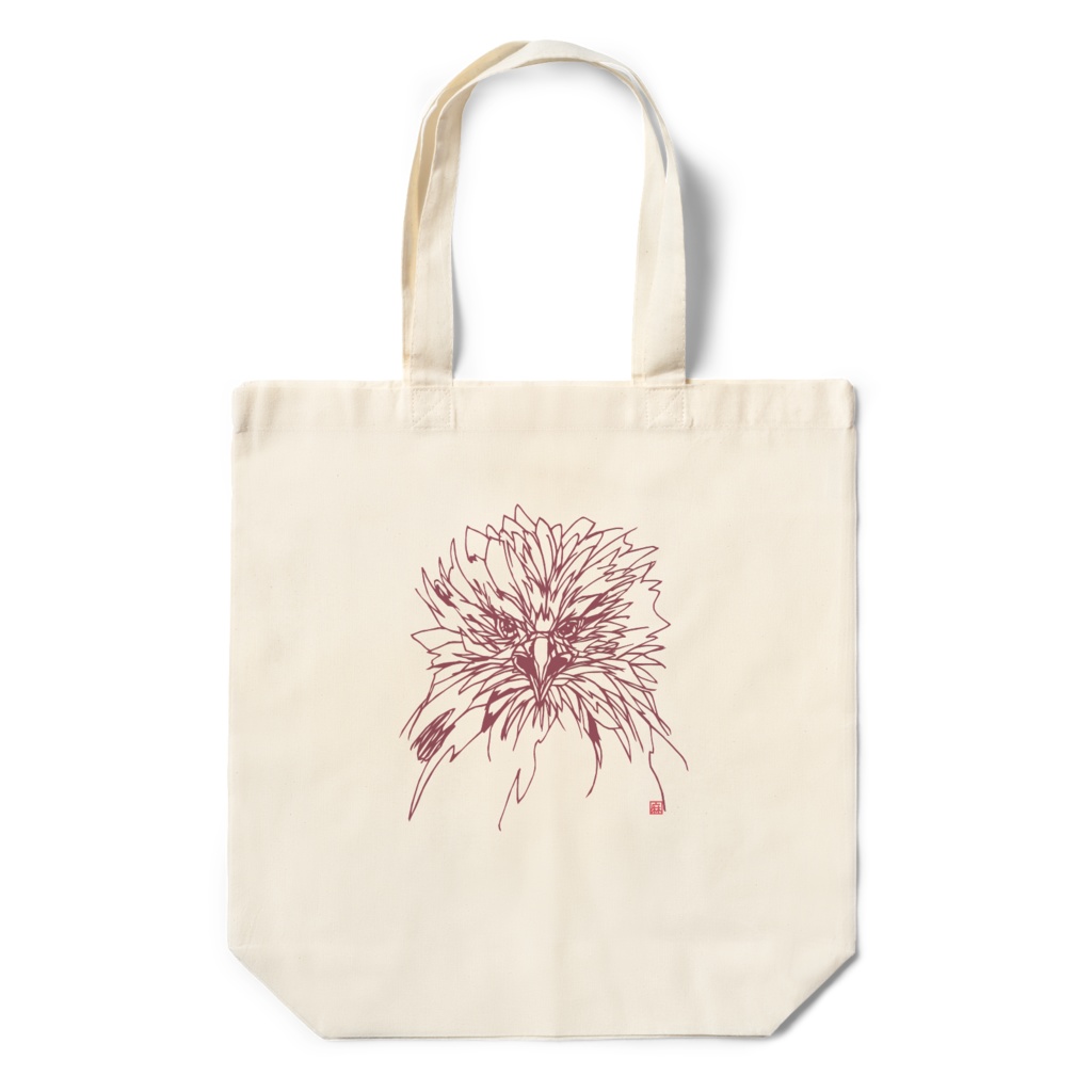 ラクガ切り絵のエコバッグ