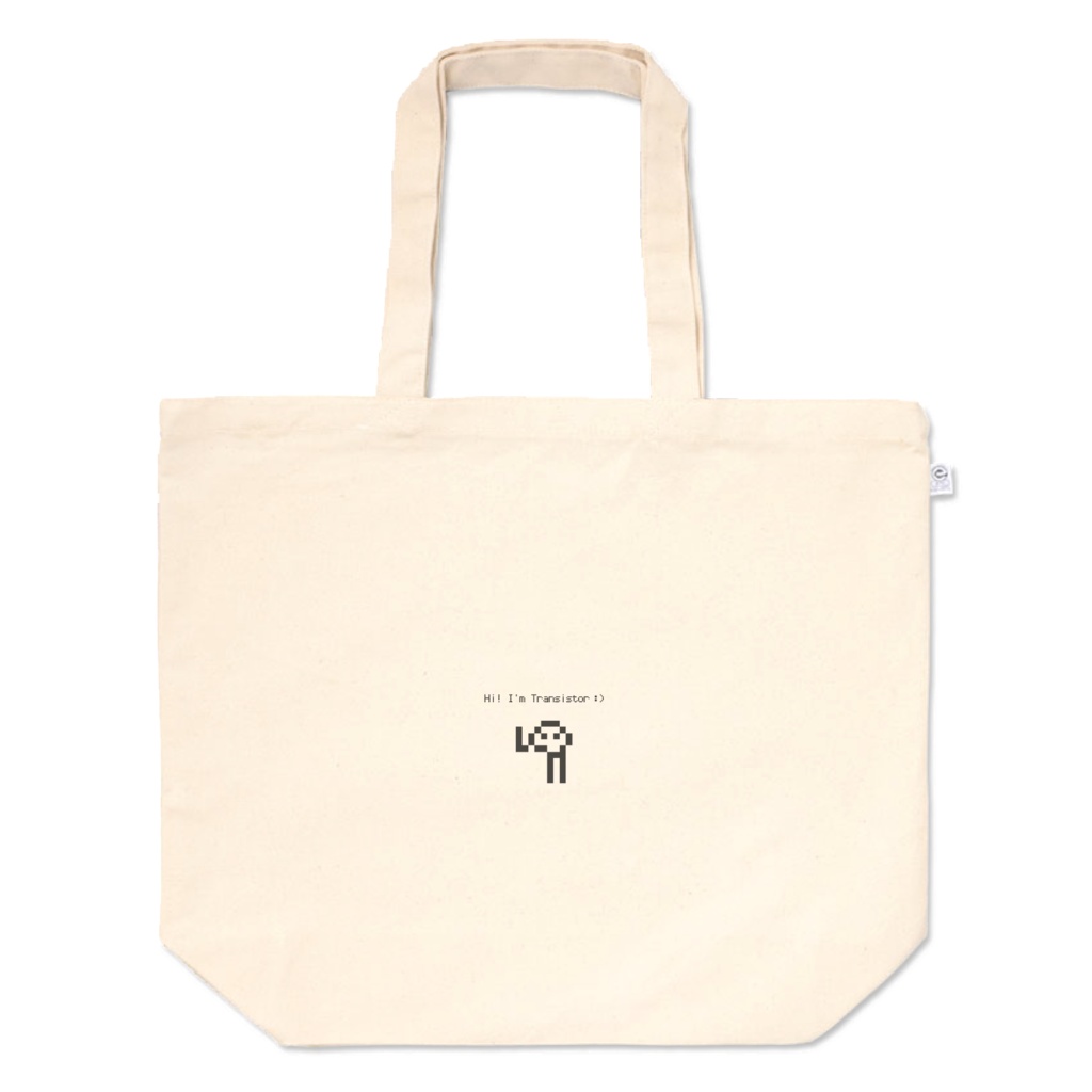 トランジスタちゃんトートバッグ - 柄小