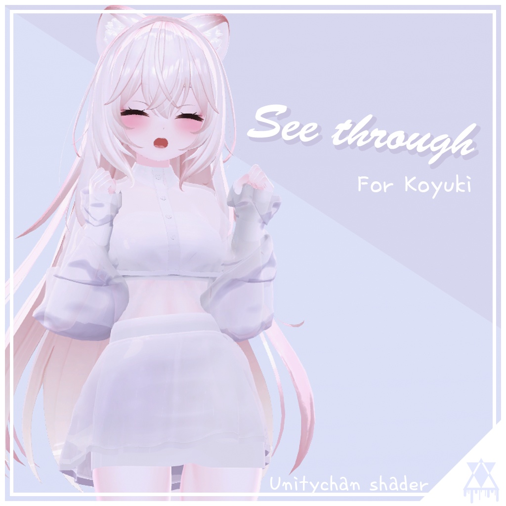[ VRChat 3d model ] See Through [狐雪] for Koyuki