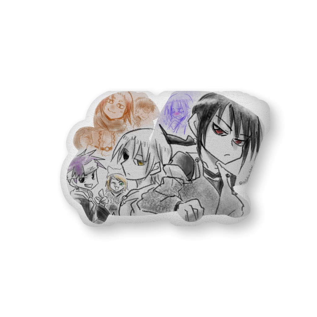 馬ウムとカエルクッション