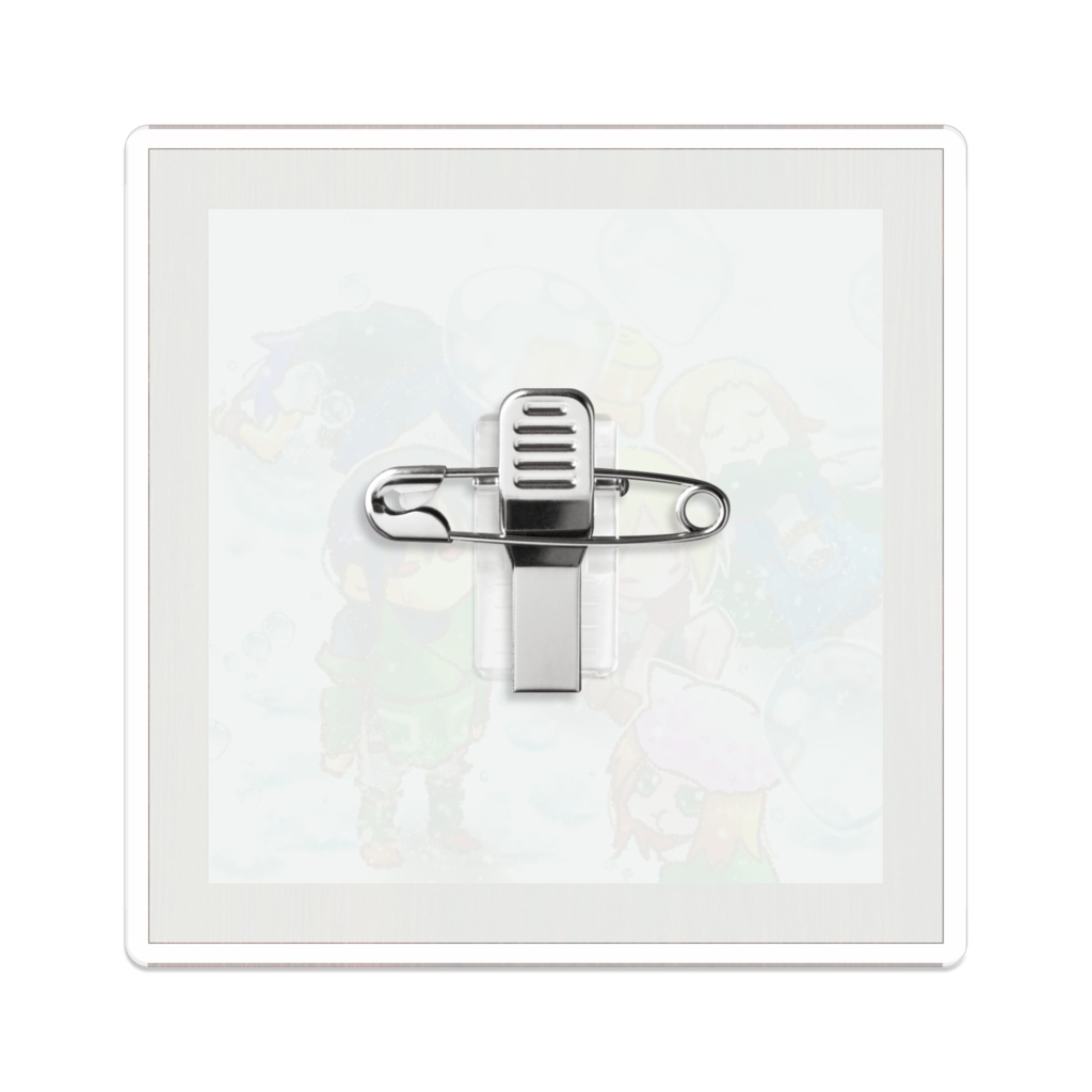Kさんらズブ濡れアクリルバッジ