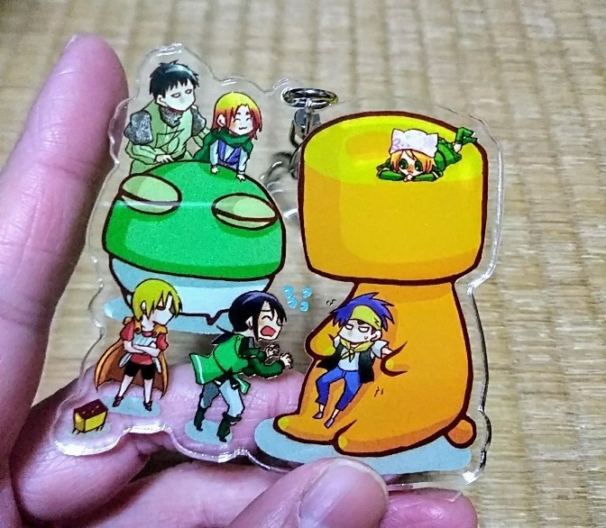 馬ウムに捕まるBとKさんら(コーティング版)