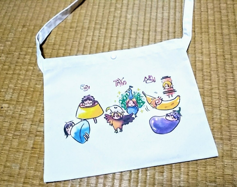 一富士ニ鷹三茄子だと思う白サコッシュ
