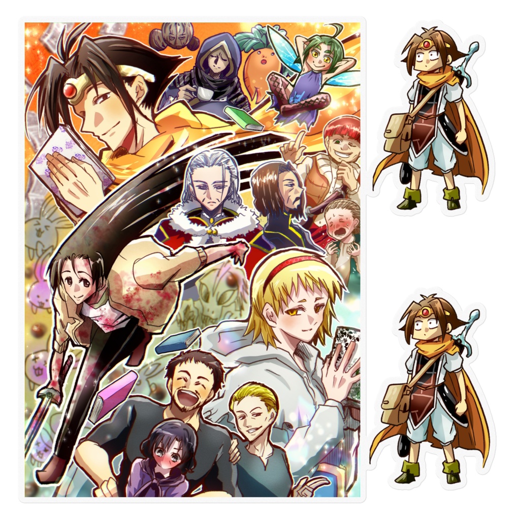 30話記念絵クリアステッカー＋ギン君