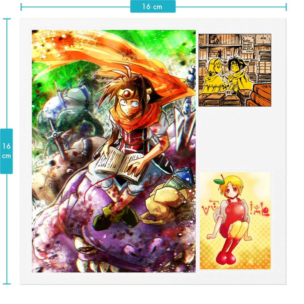 唐突にR絵をねじ込んだクリアステッカー