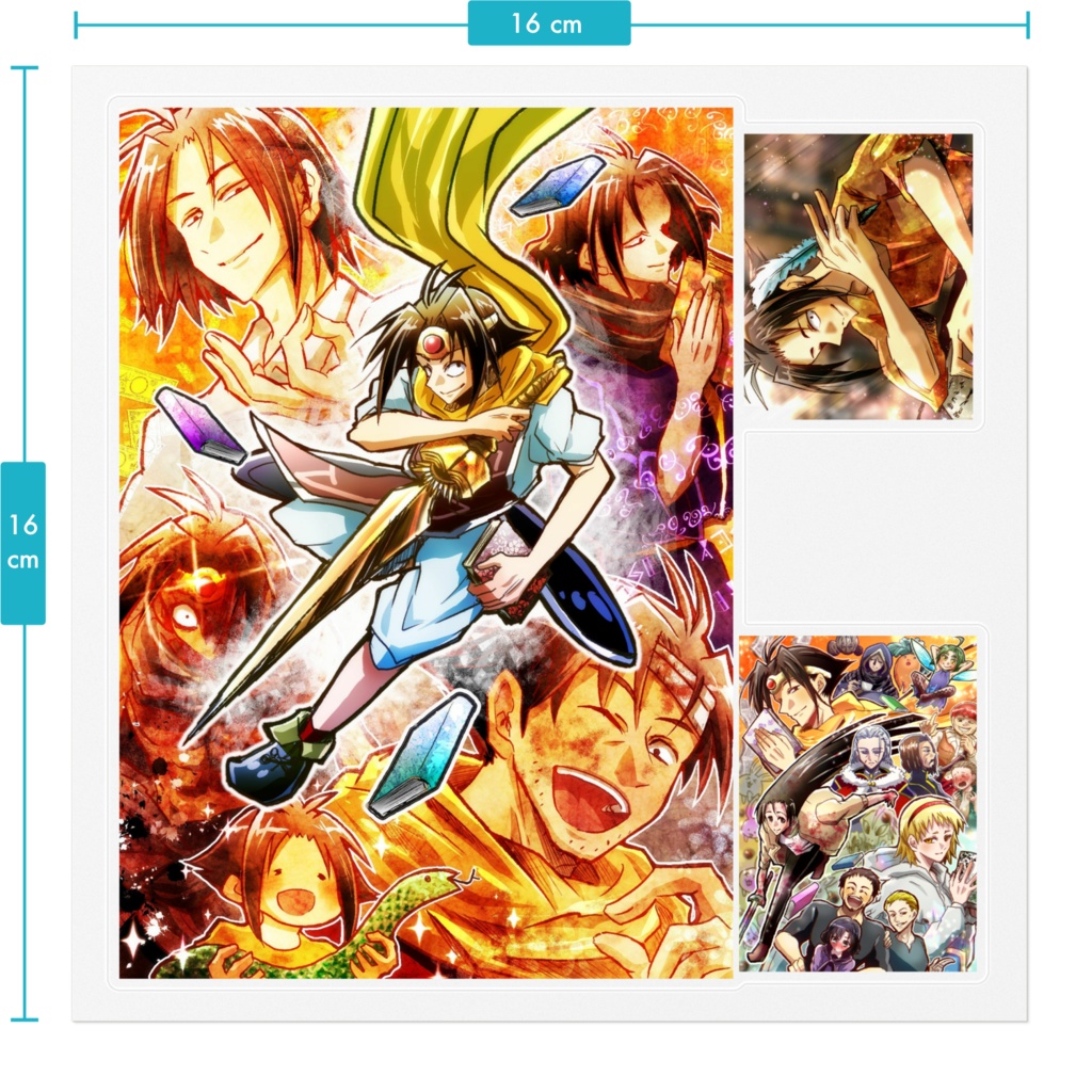 ギン君おたおめクリアステッカー