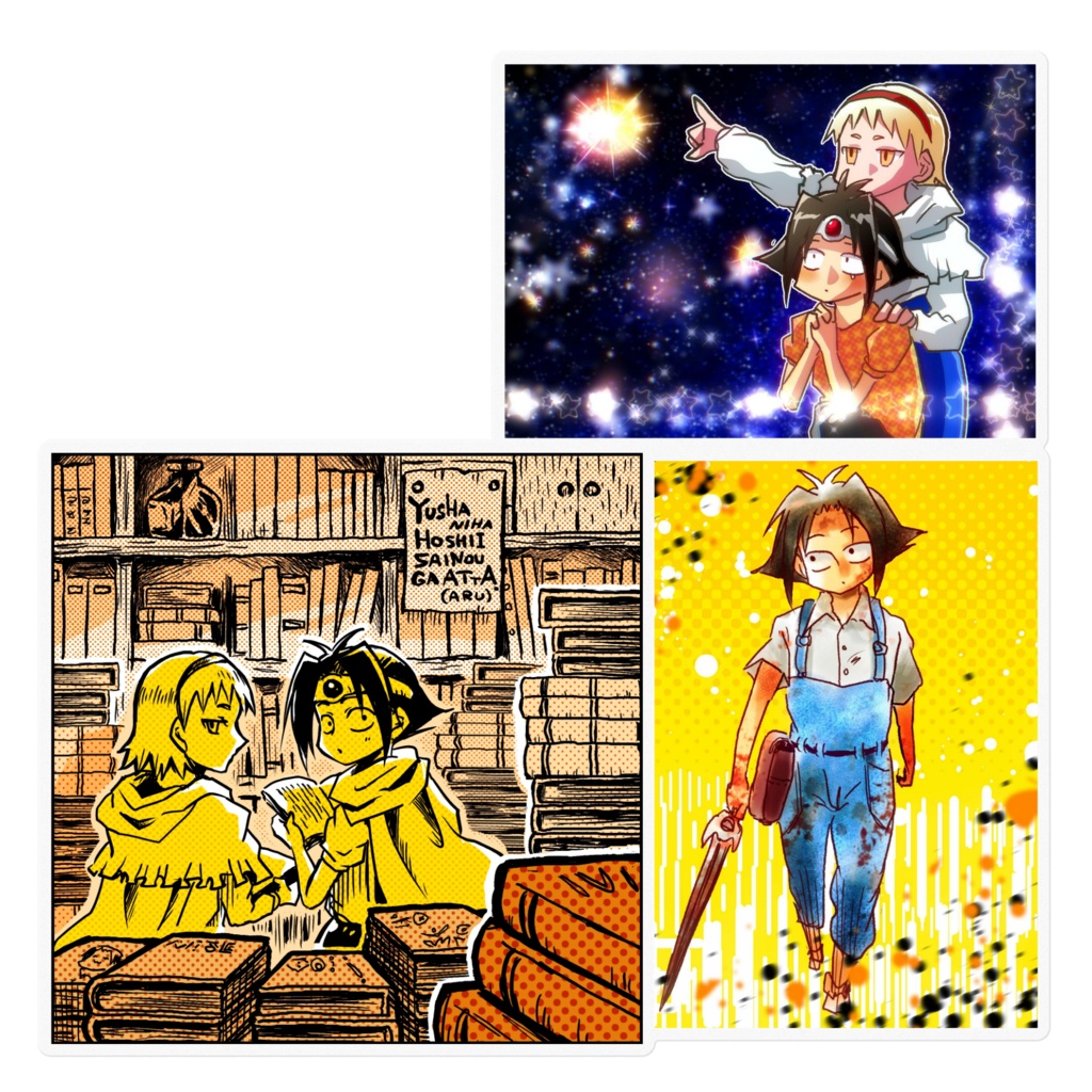 ギンヒラなクリアステッカー